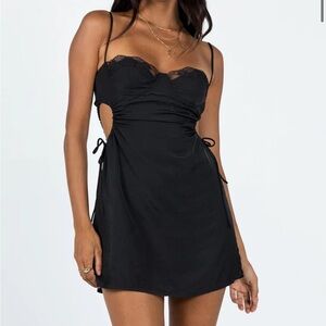 hazel cut out mini dress